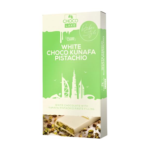 Choco Lake Premium White Dubai Chocolate Kunafa & Pistachio