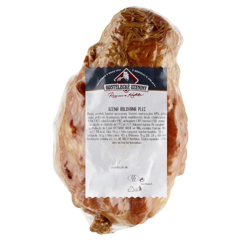 Uzená rolovaná plec, Uzený bok, Anglická slanina, 1 kg