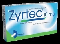 Zyrtec 10 mg potahované tablety