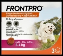FRONTPRO žvýkací tablety pro psy (2-4 kg)