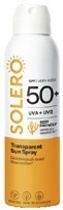 SOLERO Transparentní sprej na opalování SPF50+