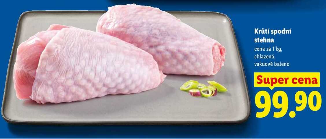 Krůtí spodní stehna, cena za 1 kg