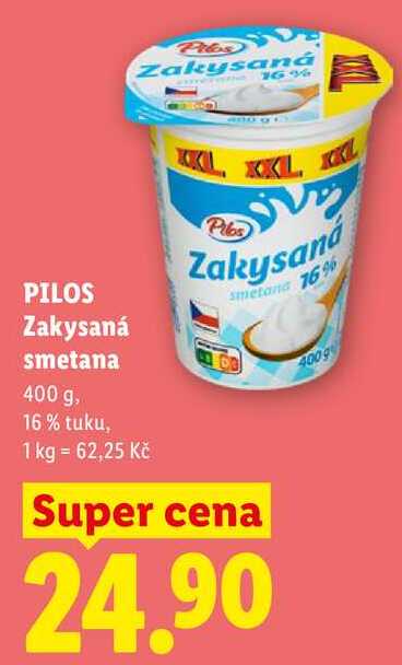 PILOS Zakysaná smetana, 400 g