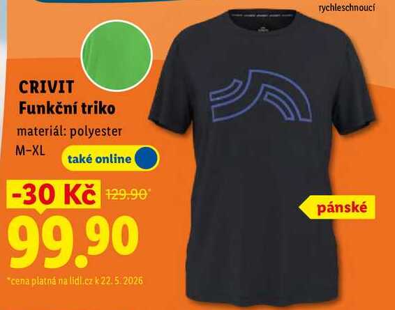 CRIVIT Funkční triko