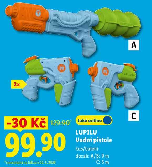 LUPILU Vodní pistole 