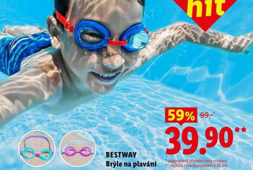 BESTWAY Brýle na plavání 