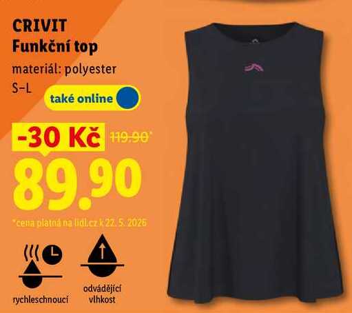 CRIVIT Funkční top
