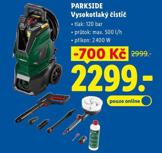 PARKSIDE Vysokotlaký čistič