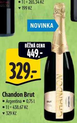 Chandon Brut, 0,75 l
