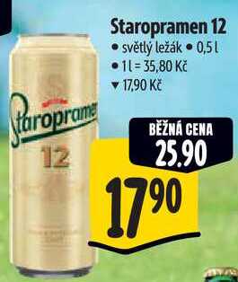 Staropramen 12, 0,5 l