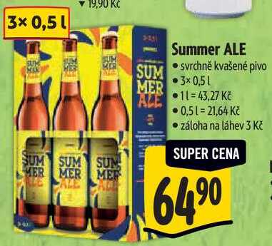Summer ALE, 3x 0,5 l
