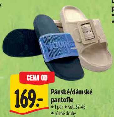 Pánské/dámské pantofle