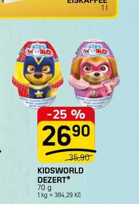 KIDSWORLD DEZERT* 70 g