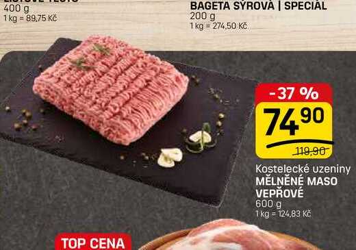 MĚLNĚNÉ MASO VEPŘOVÉ 600 g 