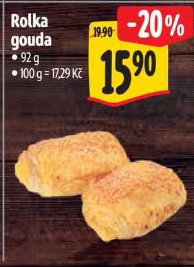 Rolka gouda, 92 g   