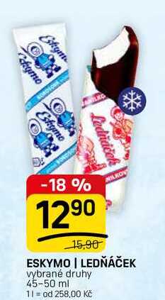 ESKYMO | LEDŇÁČEK vybrané druhy 45-50 ml  