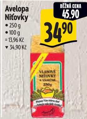 Avelopa Niťovky, 250 g