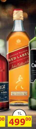 Johnnie Walker Red label skotská whisky 1L