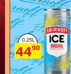 SMIRNOFF ICE 0,25L
