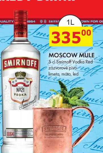 Smirnoff Vodka 1L