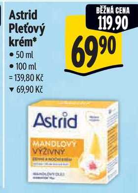 Astrid Pleťový krém*, 50 ml 