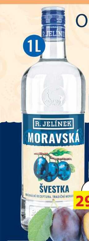 R. Jelínek Moravská švestka lihovina 1l