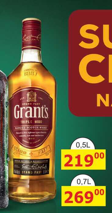 Grant's TRIPLE WOOD BLENDED 0,5L 