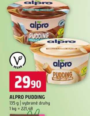 ALPRO PUDDING 135 g vybrané druhy