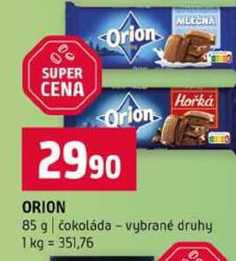 ORION 85 g čokoláda vybrané druhy