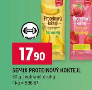 SEMIX PROTEINOVÝ KOKTEJL 30 g vybrané druhy