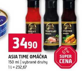 ASIA TIME OMÁČKA 150 ml vybrané druhy 