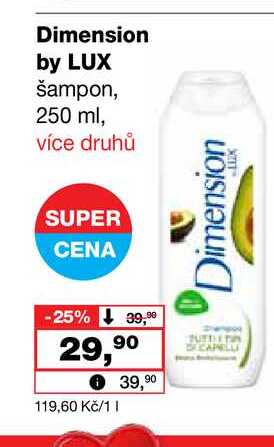 Dimension by LUX Šampon, 250 ml