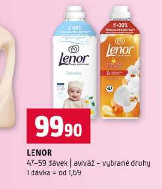LENOR 47-59 dávek aviváž vybrané druhy 