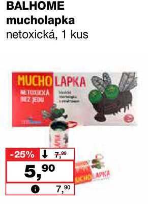 BALHOME mucholapka netoxická, 1 kus