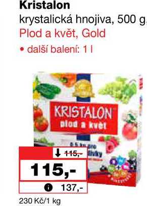 Kristalon krystalická hnojiva, 500 g