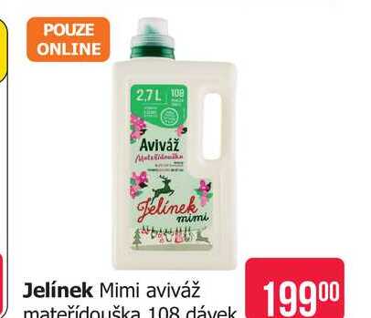 Jelínek Mimi aviváž mateřídouška 108 dávek 