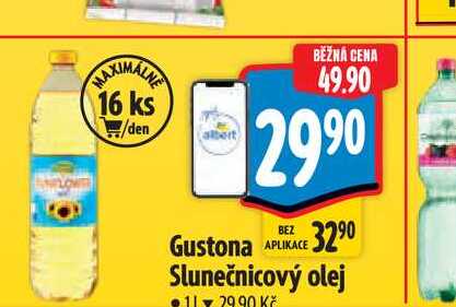   Gustona Slunečnicový olej 1 l