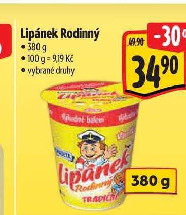 Lipánek Rodinný 380 g