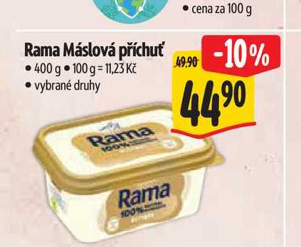 Rama Máslová příchuť 400 g
