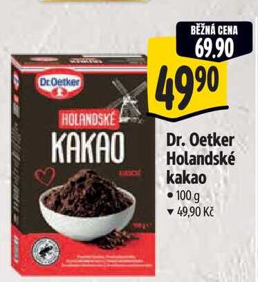 Dr. Oetker Holandské kakao 100 g