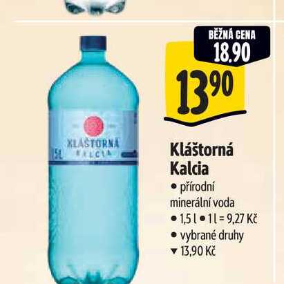 Kláštorná Kalcia 1,5 l