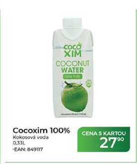 Cocoxim 100%  Kokosová voda 0,33 l