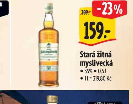 Stará žitná myslivecká 0,5 l