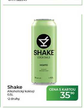 Shake Alkoholický koktejl O,5L