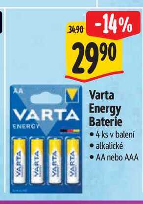 VARTA Energy Baterie 4 ks