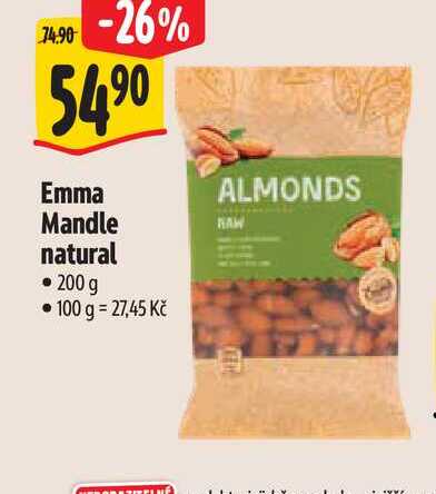   Emma Mandle natural  200 g 