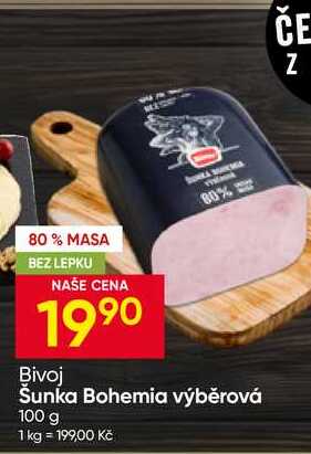 Bivoj Šunka Bohemia výběrová 100 g 