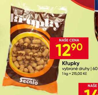 Křupky vybrané druhy 60 g