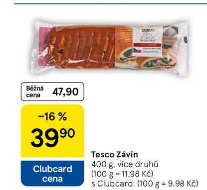 Tesco Závin, 400 g