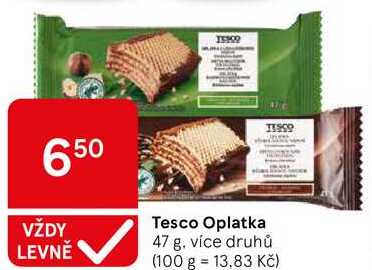 Tesco Oplatka, 47 g
